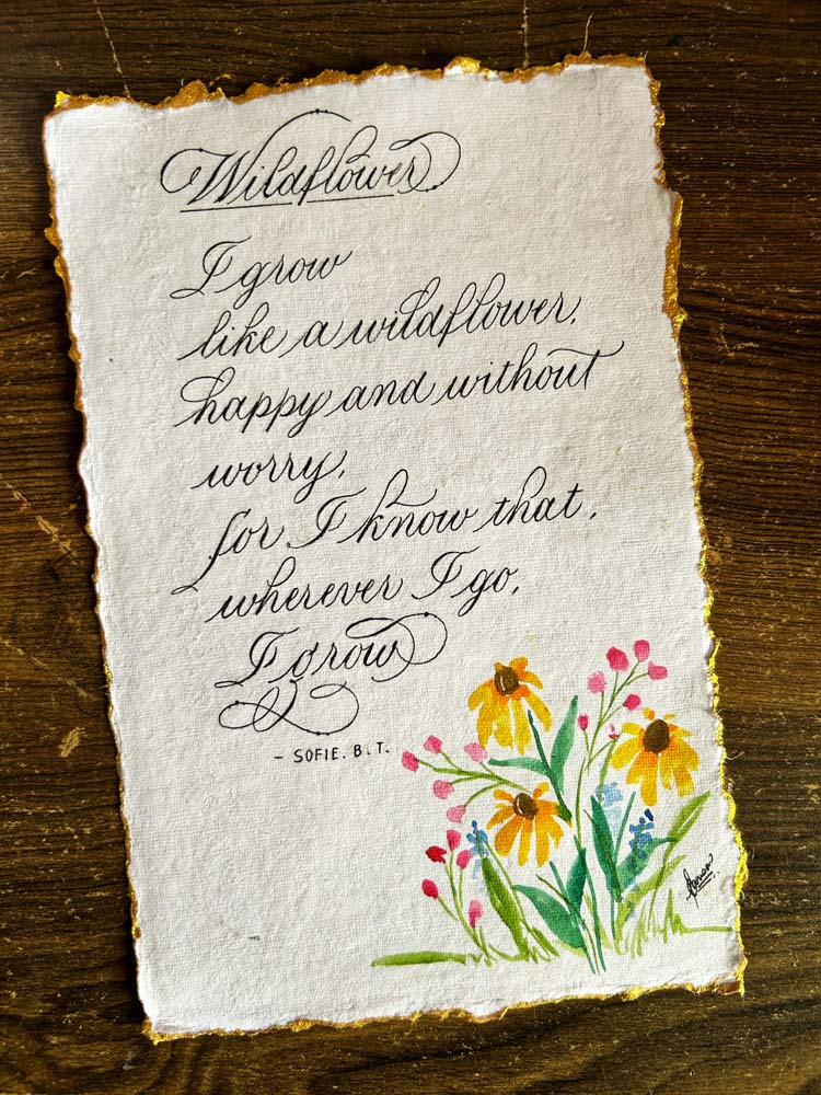 An image of the Manuscript Artist of the Months work