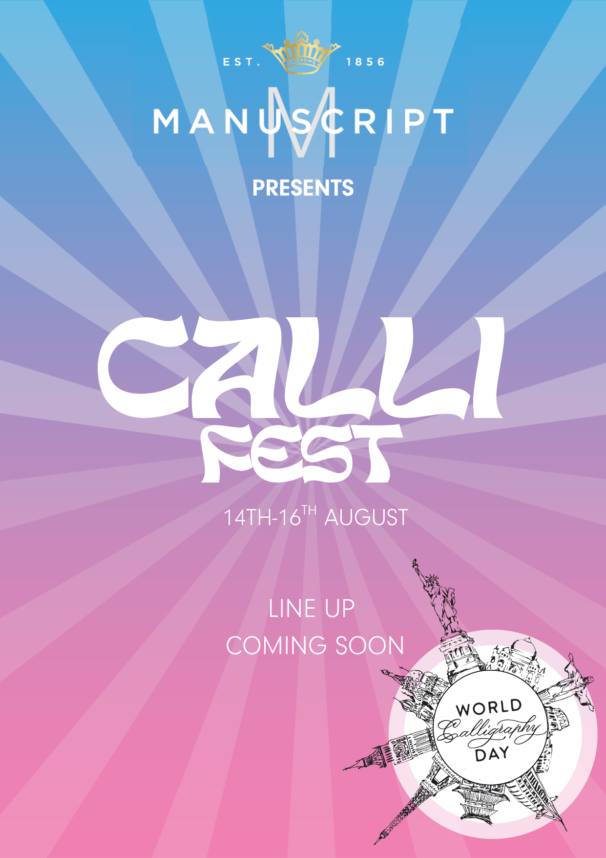 CalliFest line up